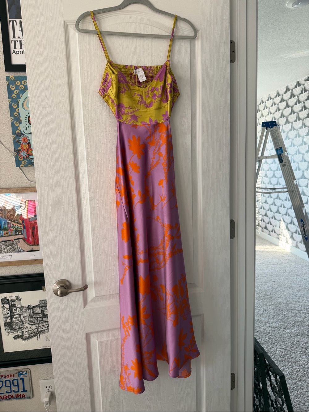 NWT House of Harlow 1960 Cut Out Floral Maxi Dress medium - Picture 6 of 14